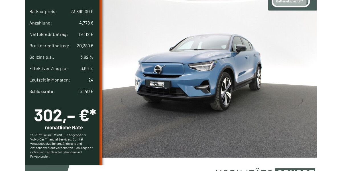 Volvo C40 88.181 km 23.890 &euro; Engelskirchen 51766