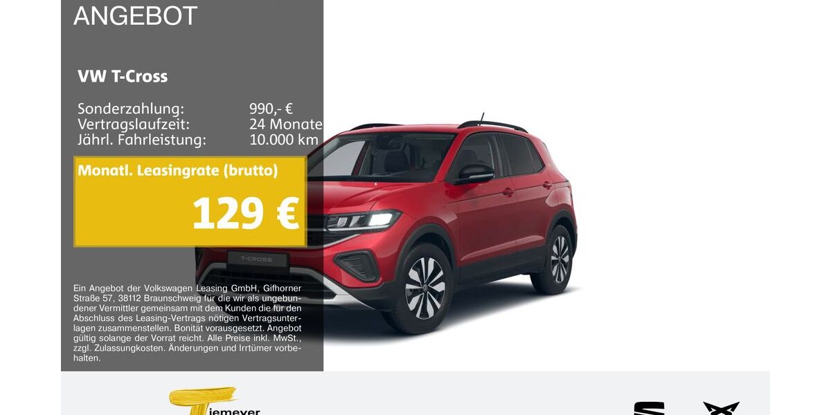 VW T-Cross 6.395 km 21.070 &euro; Hemer 58675