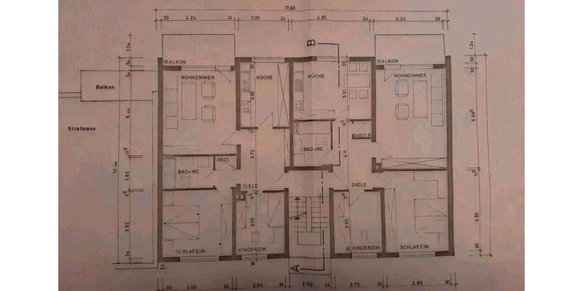 Etagenwohnung Halver - 3 Zimmer, 86 m&sup2;, 590&euro; | Angebot:26032992