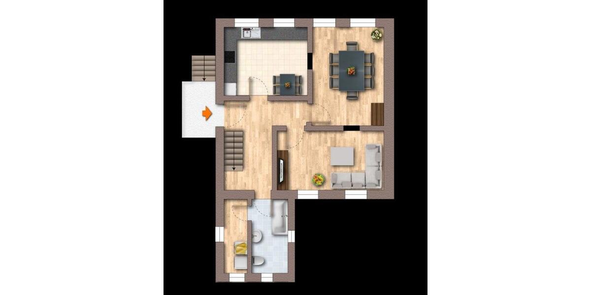 Einfamilienhaus Gummersbach Berstig Süd - 6 Zimmer, 120 m&sup2;, 279.000&euro; | Angebot:26394992