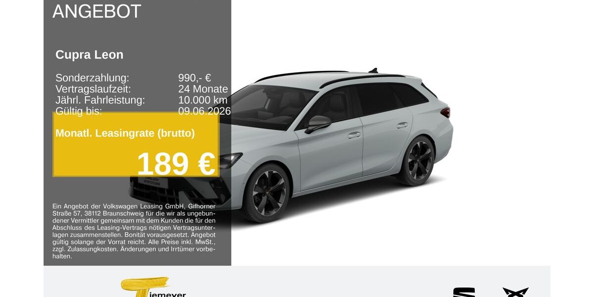 Cupra Leon 27.781 km 30.260 &euro; Plettenberg 58840
