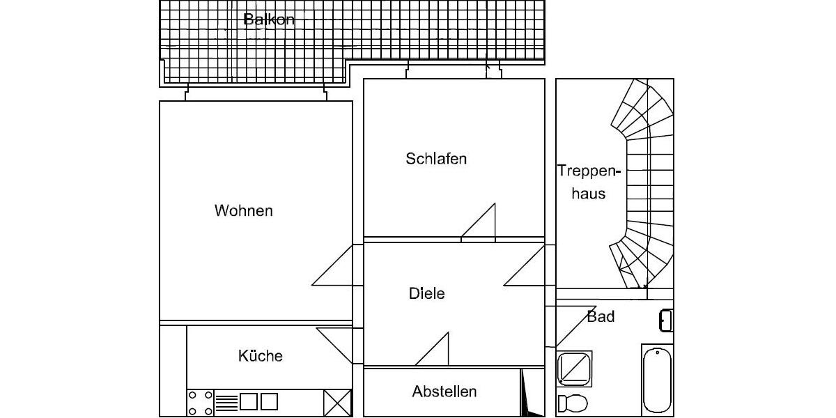 Erdgeschoßwohnung Lüdenscheid Staberg - 2 Zimmer, 66 m&sup2;, 495&euro; | Angebot:26624211