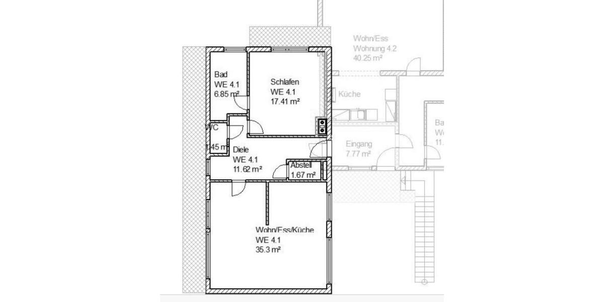 Etagenwohnung Reichshof - 2 Zimmer, 81 m&sup2;, 730&euro; | Angebot:25538417