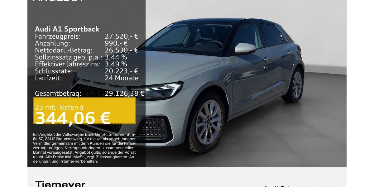 Audi A1 6.724 km 27.520 &euro; Lüdenscheid 58511