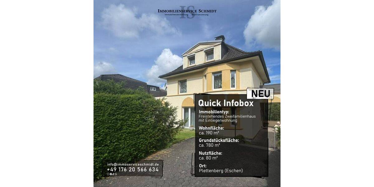 Mehrfamilienhaus, Wohnhaus Plettenberg Eiringhausen - 8 Zimmer, 334.900&euro; | Angebot:26892837
