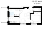 Etagenwohnung Olpe - 2 Zimmer, 37 m&sup2;, 511&euro; | Angebot:26148536