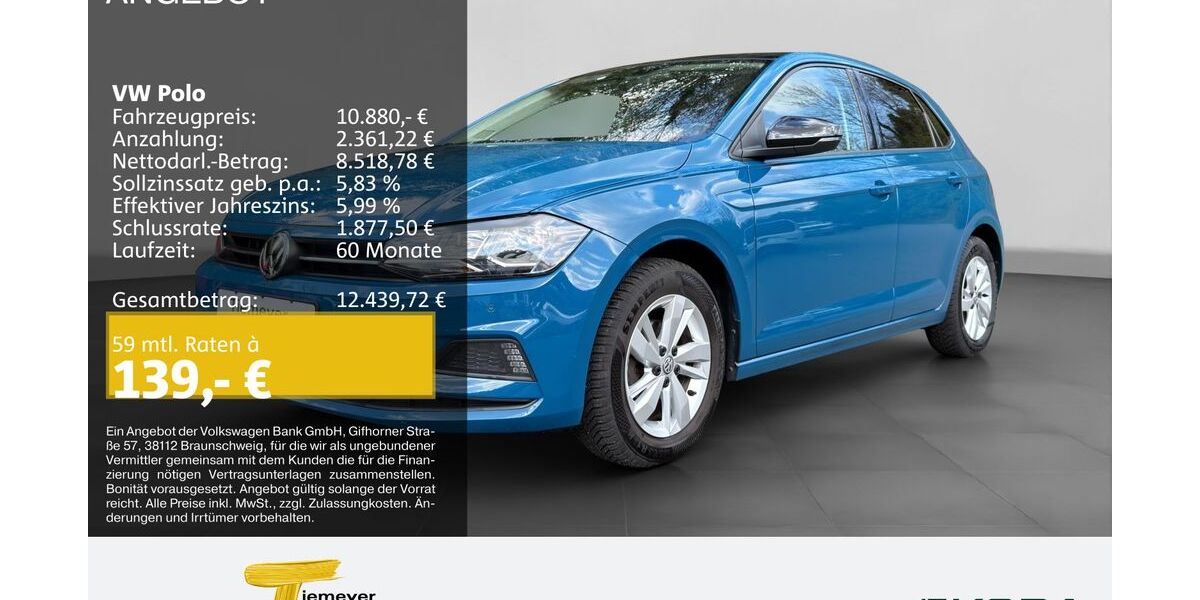 VW Polo 100.158 km 10.880 &euro; Werdohl 58791