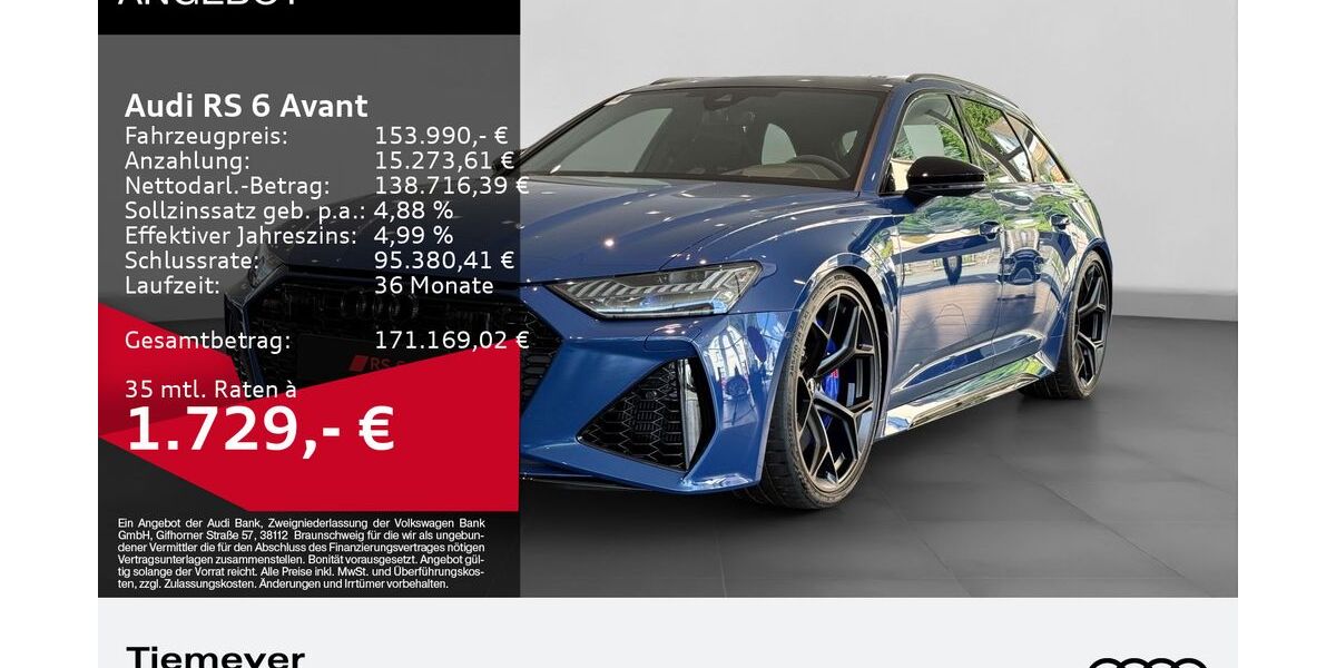 Audi RS6 2.200 km 153.990 &euro; Plettenberg 58840
