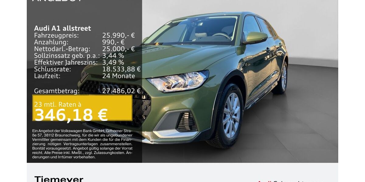 Audi A1 3.719 km 25.580 &euro; Lüdenscheid 58511