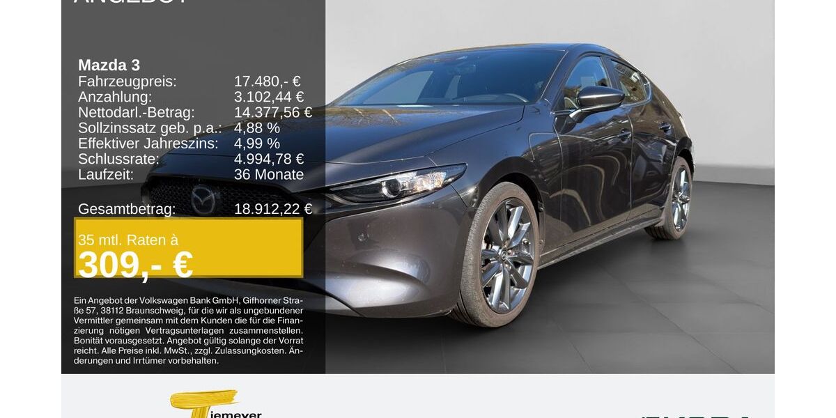 Mazda 3 32.848 km 17.480 &euro; Werdohl 58791
