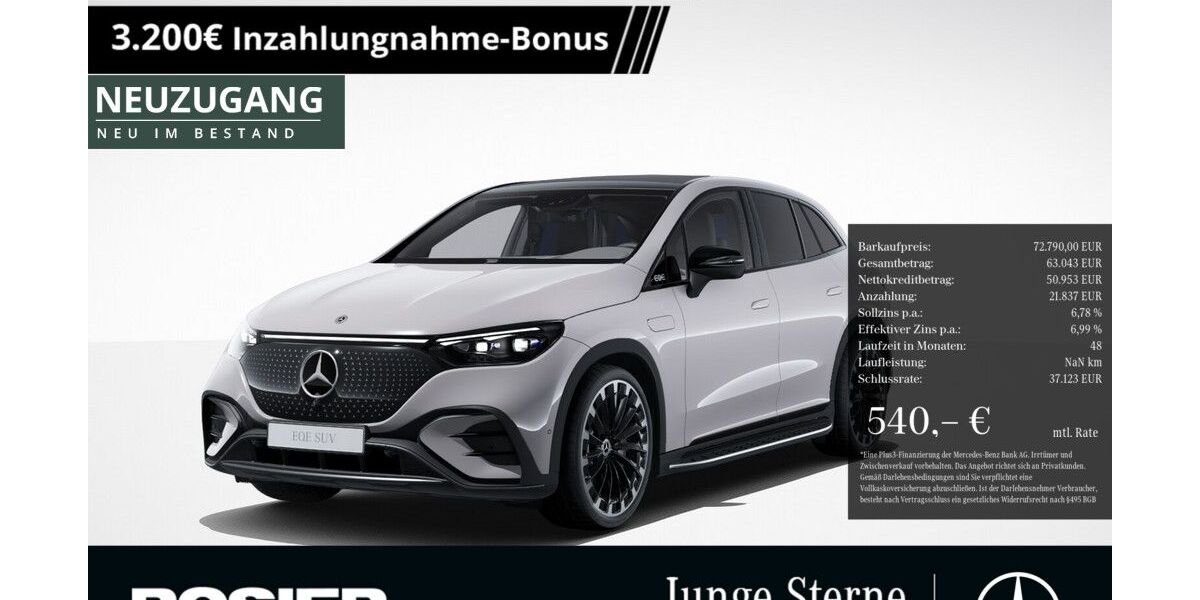 Mercedes-Benz EQE SUV 27.098 km 72.790 &euro; Menden 58706