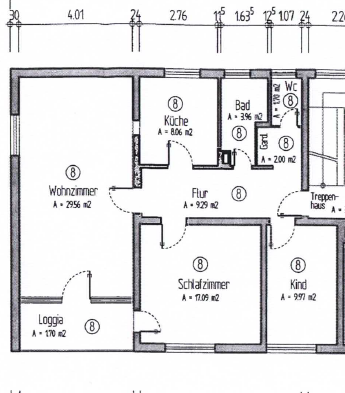 Etagenwohnung Plettenberg - 4 Zimmer, 90 m&sup2;, 620&euro; | Angebot:24796038