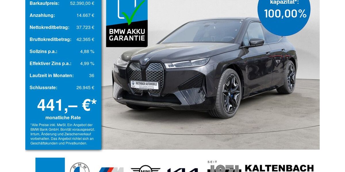 BMW iX 79.830 km 52.390 &euro; Olpe 57462