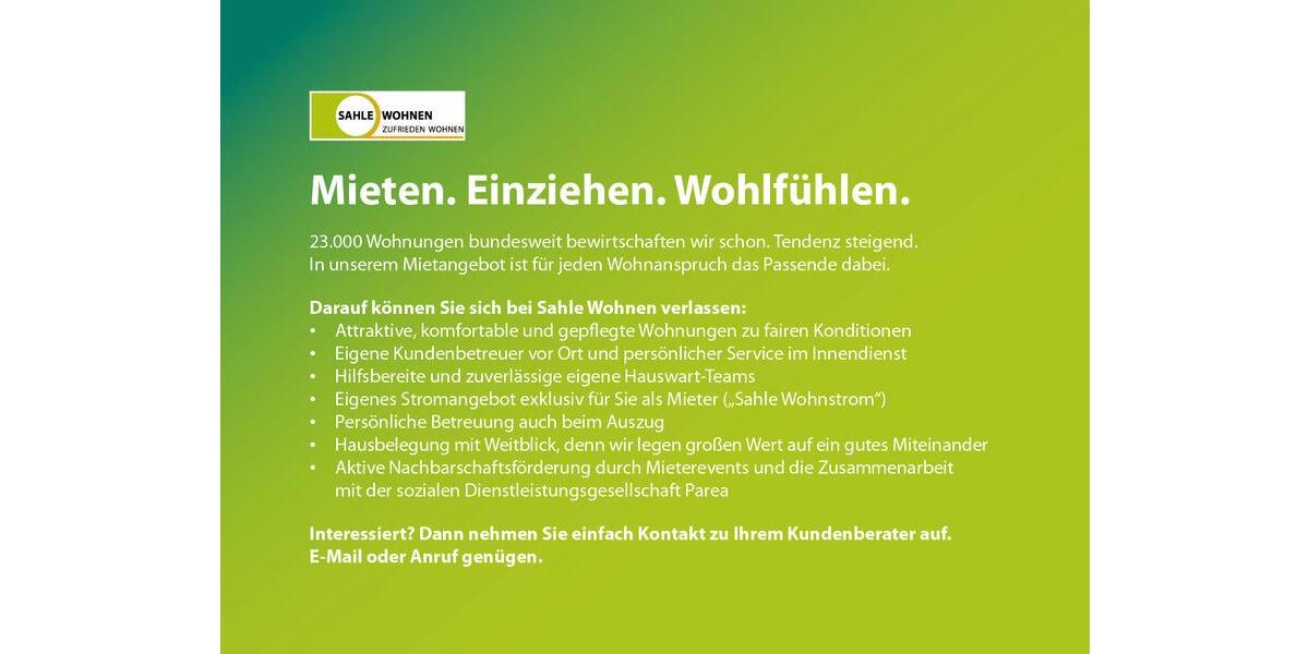 Etagenwohnung Lüdenscheid Staberg - 3 Zimmer, 66 m&sup2;, 477&euro; | Angebot:25715678
