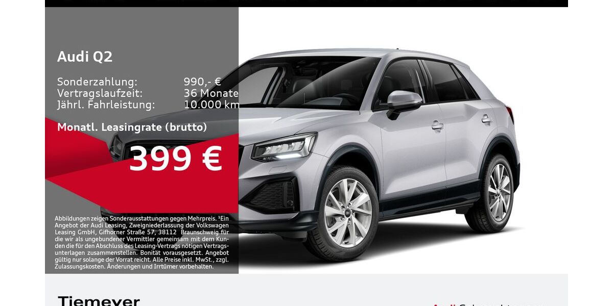 Audi Q2 23.575 km 32.980 &euro; Plettenberg 58840