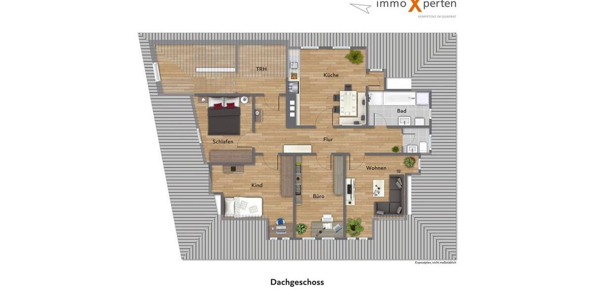 Dachgeschoßwohnung Olpe - 4 Zimmer, 85 m&sup2;, 729&euro; | Angebot:23662491