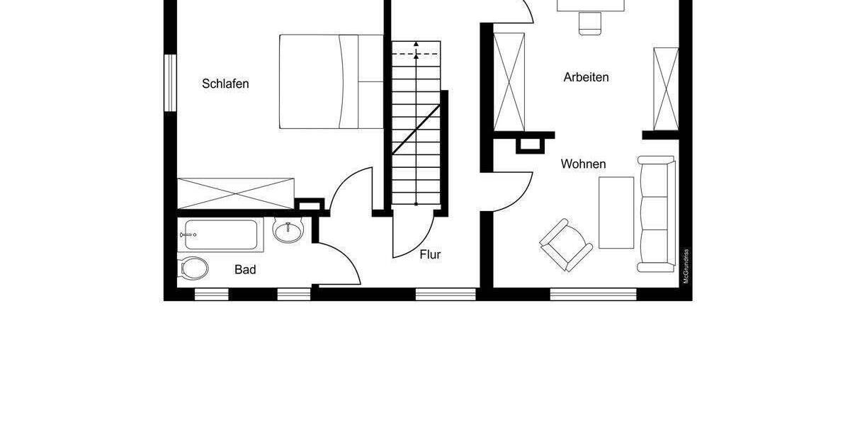 Einfamilienhaus Attendorn - 3 Zimmer, 100 m&sup2;, 950&euro; | Angebot:25679909
