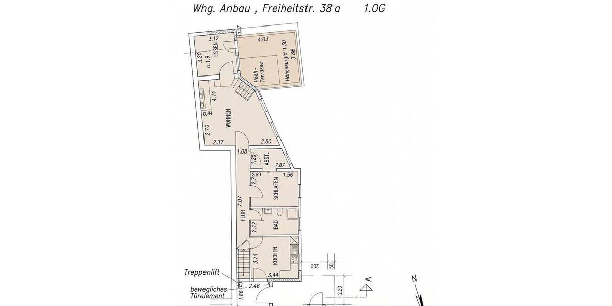 Etagenwohnung Hagen Hohenlimburg - 4 Zimmer, 124 m&sup2;, 930&euro; | Angebot:26777105