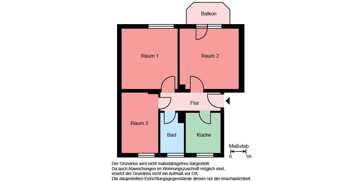 Etagenwohnung Lüdenscheid Othlinghausen - 3 Zimmer, 58 m&sup2;, 449&euro; | Angebot:24326725