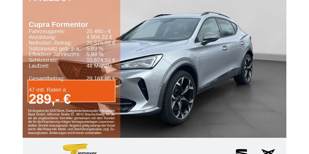 Cupra Formentor 43.341 km 24.950 &euro; Hemer 58675