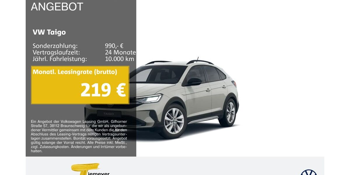 VW Taigo 19.902 km 22.690 &euro; Lüdenscheid 58507