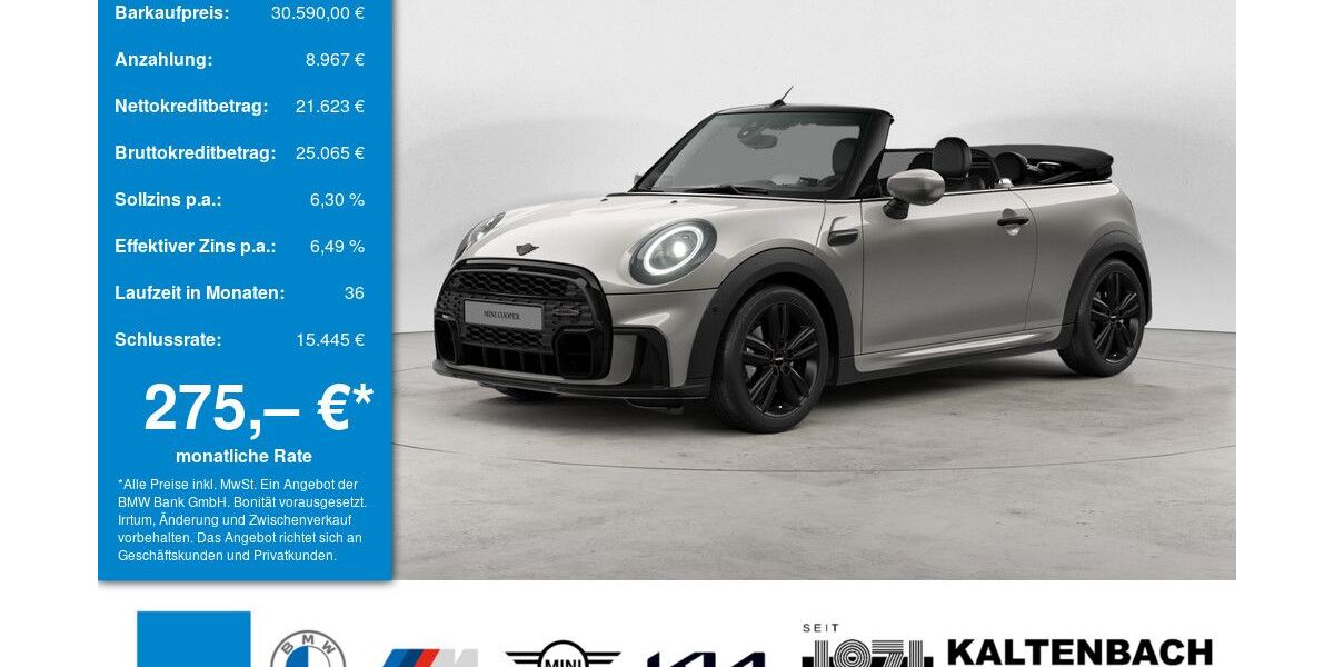 Mini Cooper Cabrio 14.939 km 30.290 &euro; Meinerzhagen 58540