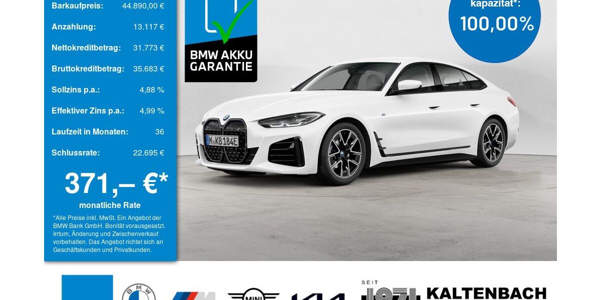 BMW i4 37.111 km 43.890 &euro; Olpe 57462