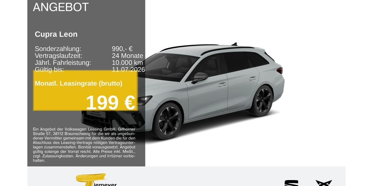 Cupra Leon 27.416 km 30.410 &euro; Hemer 58675