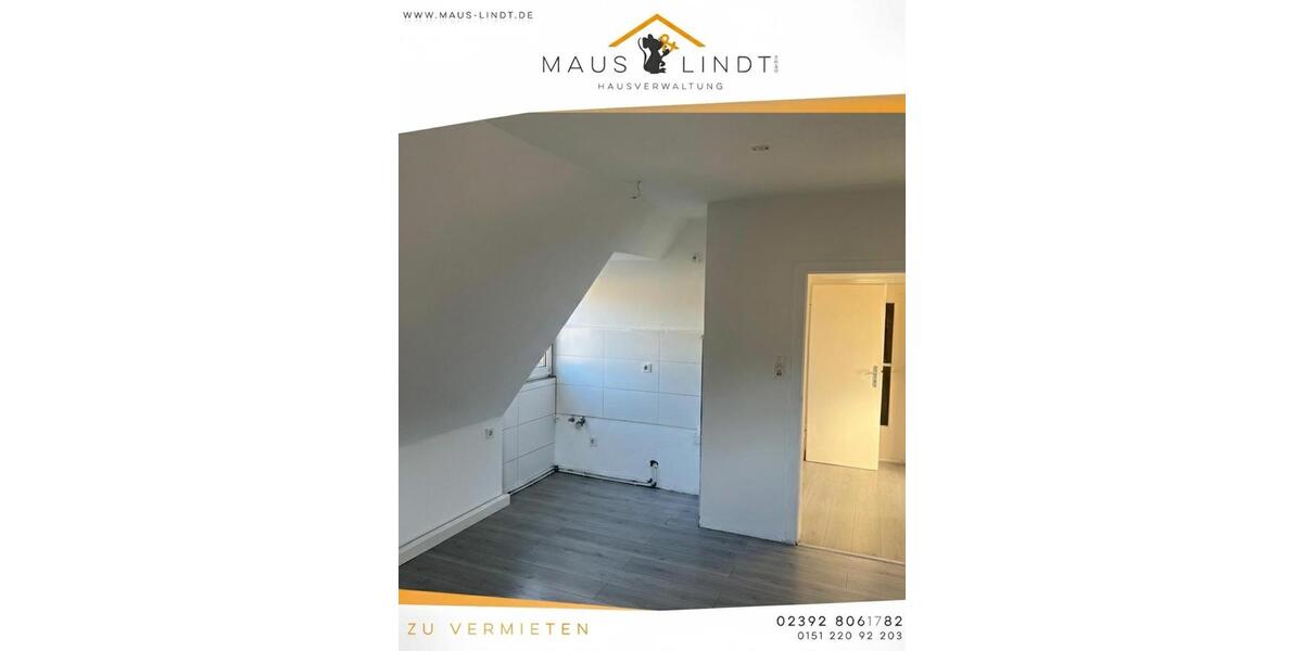 Dachgeschoßwohnung Plettenberg - 3 Zimmer, 45 m&sup2;, 530&euro; | Angebot:25262675