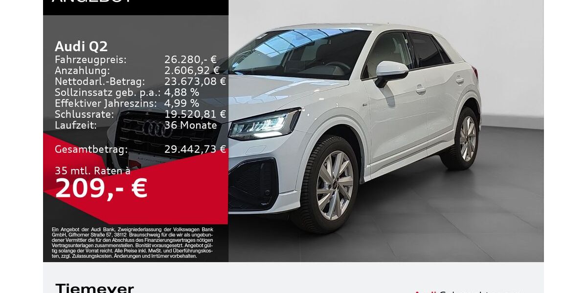 Audi Q2 11.953 km 25.480 &euro; Plettenberg 58840