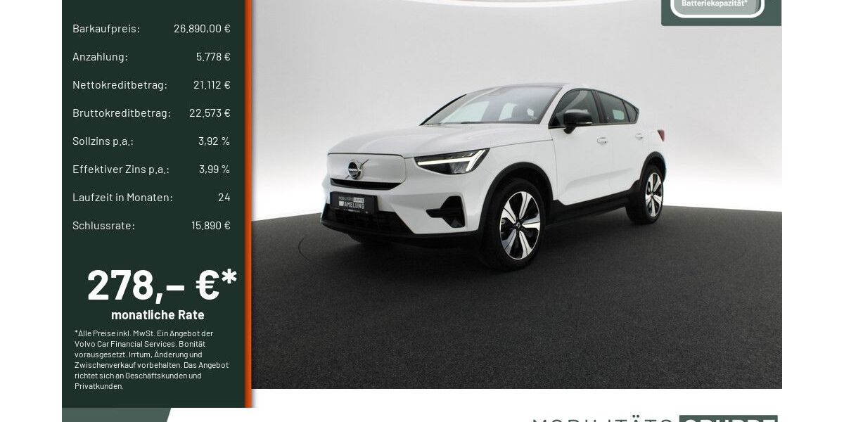 Volvo C40 30.000 km 26.890 &euro; Engelskirchen 51766