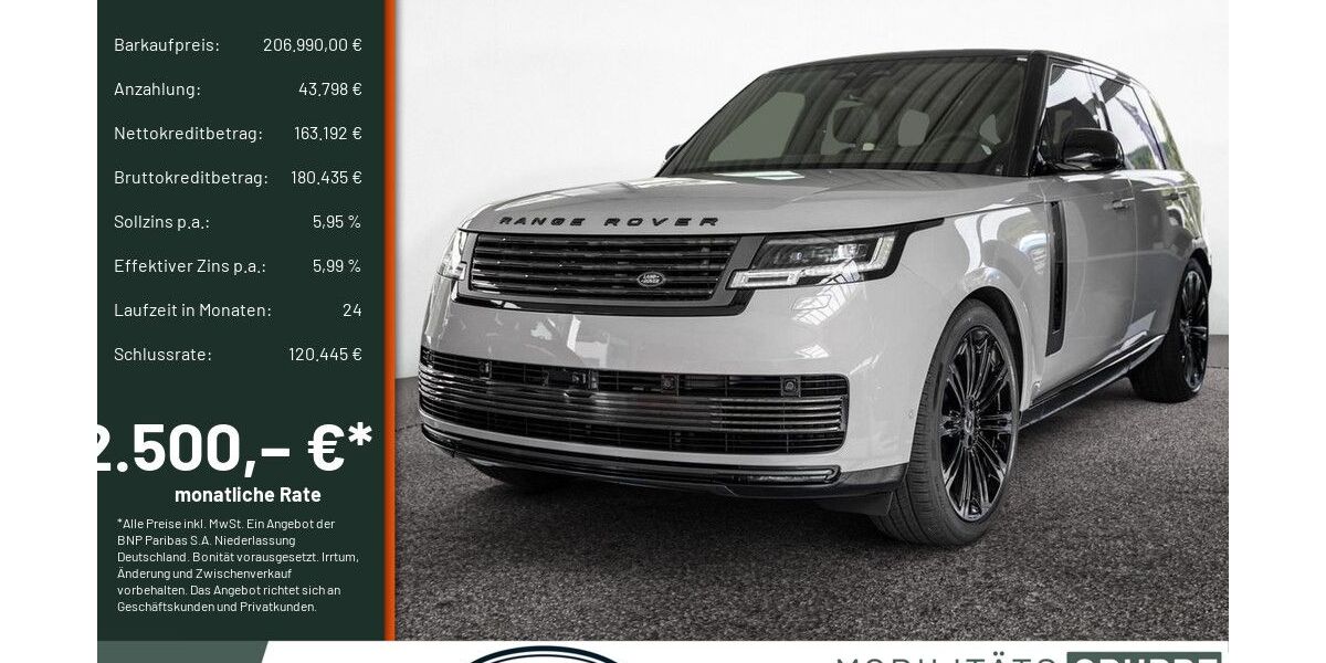 Land Rover Range Rover 15.000 km 192.900 &euro; Engelskirchen 51766
