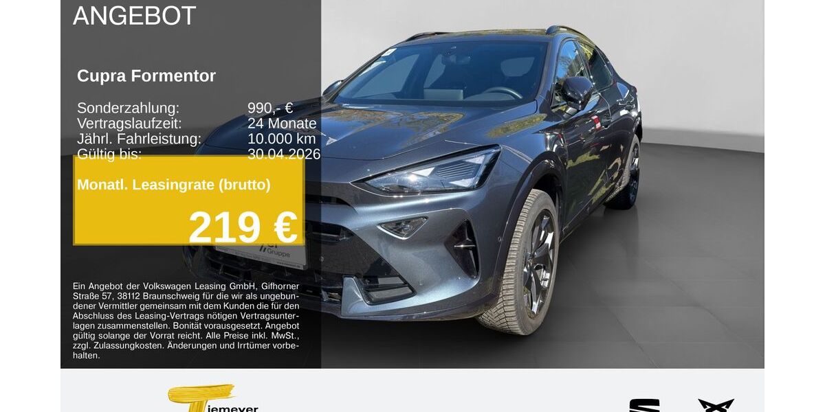 Cupra Formentor 20.592 km 33.780 &euro; Hemer 58675