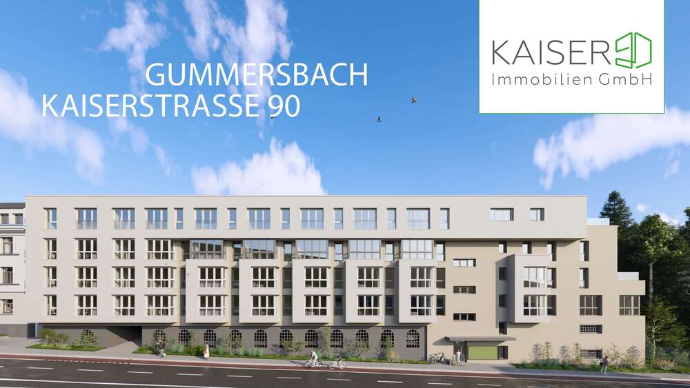 Etagenwohnung Gummersbach - 2 Zimmer, 48 m&sup2;, 216.800&euro; | Angebot:24000113