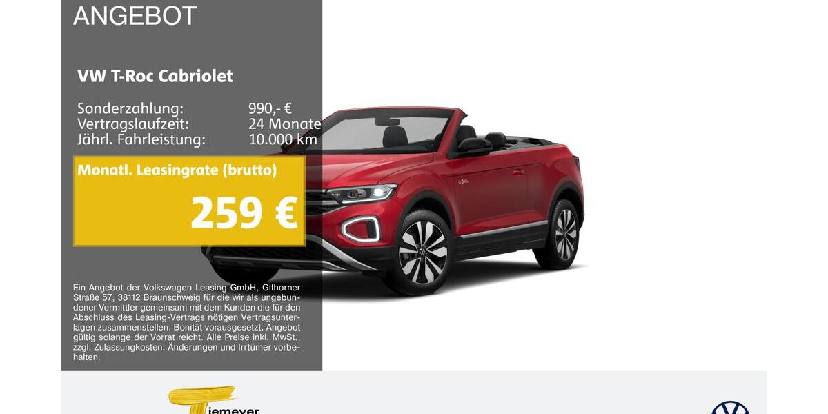 VW T-Roc 21.809 km 25.970 &euro; Lüdenscheid 58507