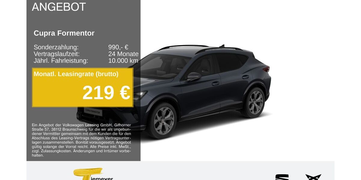 Cupra Formentor 27.027 km 33.350 &euro; Plettenberg 58840