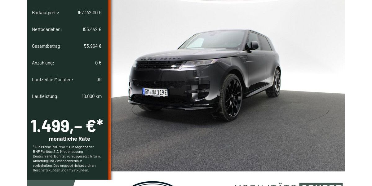 Land Rover Range Rover Sport 2.500 km 139.900 &euro; Engelskirchen 51766