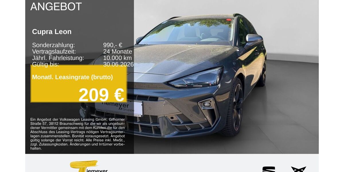 Cupra Leon 22.742 km 30.520 &euro; Lüdenscheid 58513