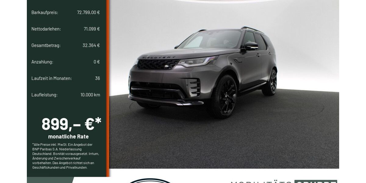 Land Rover Discovery 8.500 km 72.799 &euro; Engelskirchen 51766