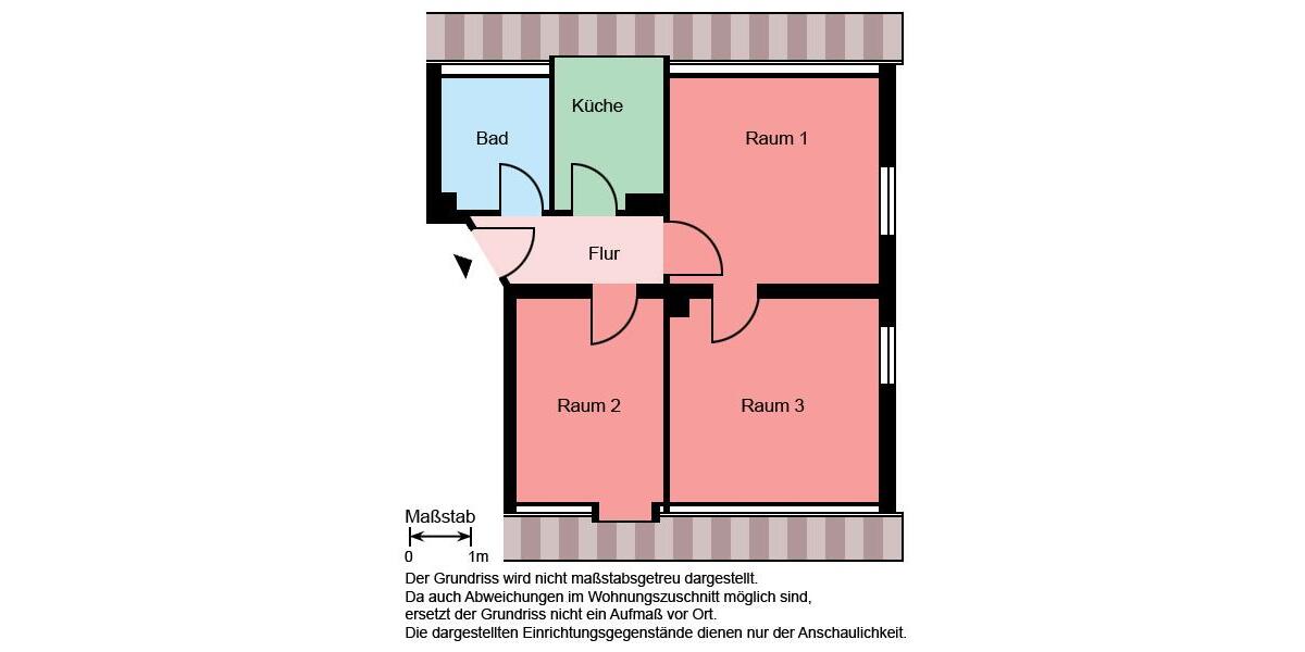Dachgeschoßwohnung Herscheid - 2 Zimmer, 39 m&sup2;, 329&euro; | Angebot:22991669