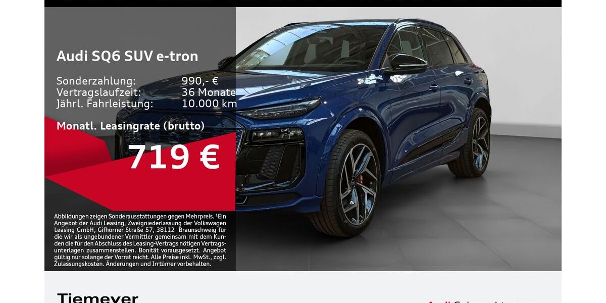 Audi SQ6 e-tron 3.772 km 72.760 &euro; Plettenberg 58840