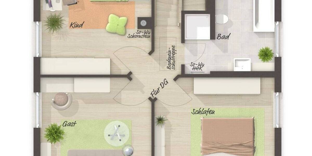 Einfamilienhaus Iserlohn Dröschederfeld - 4 Zimmer, 114 m&sup2;, 449.750&euro; | Angebot:25734150