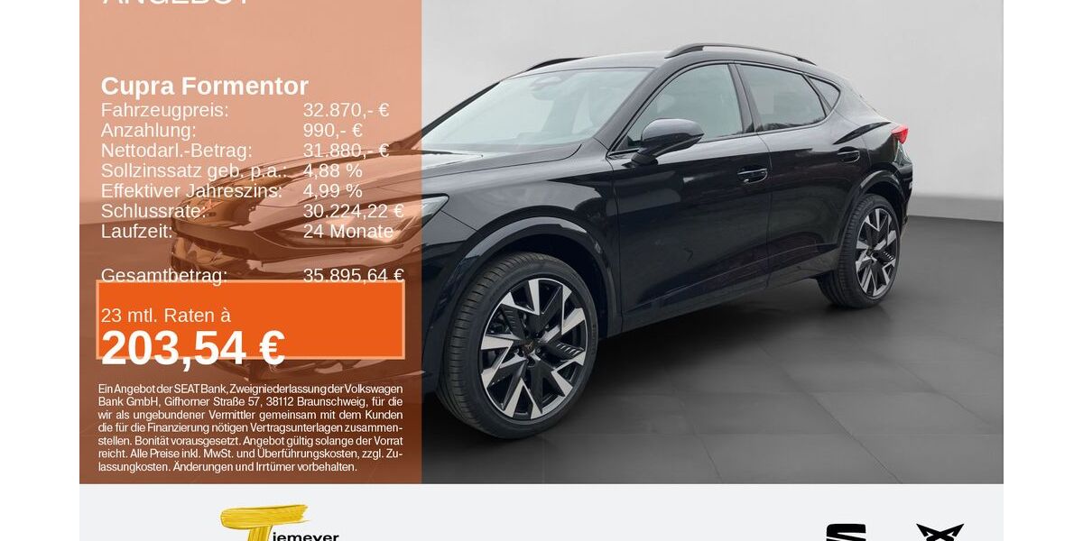 Cupra Formentor 7.999 km 31.670 &euro; Plettenberg 58840
