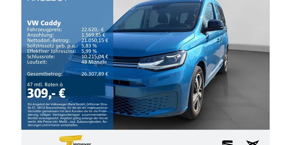 VW Caddy 69.720 km 22.620 &euro; Lüdenscheid 58513