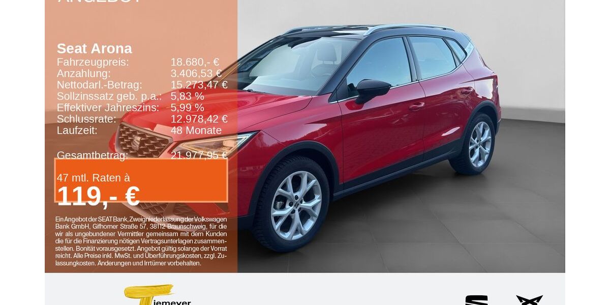 Seat Arona 21.044 km 18.680 &euro; Plettenberg 58840