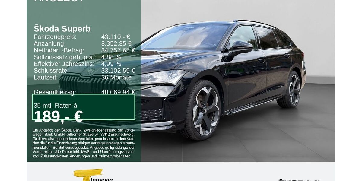 Skoda Superb 26.000 km 43.110 &euro; Werdohl 58791
