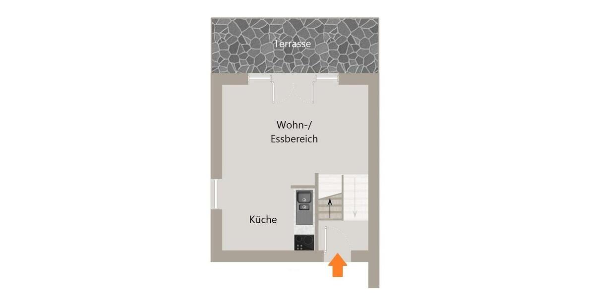 Etagenwohnung Sundern (Sauerland) - 2 Zimmer, 45 m&sup2;, 420&euro; | Angebot:25978483