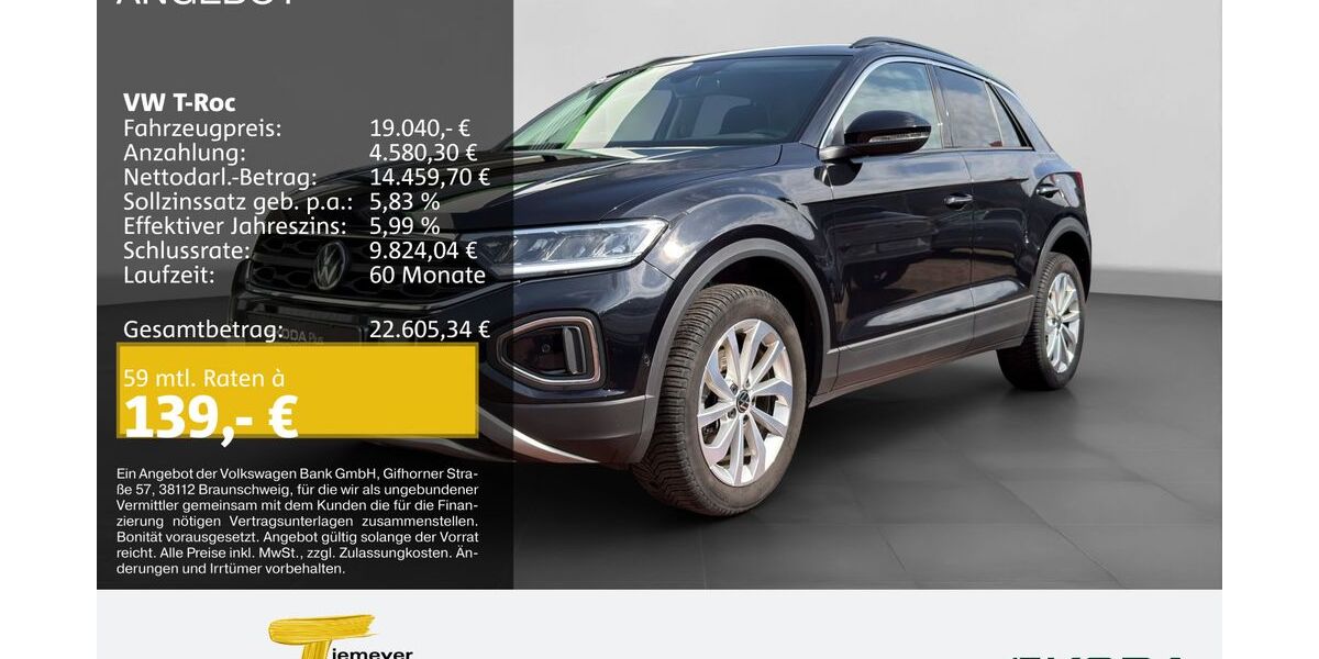 VW T-Roc 55.444 km 18.940 &euro; Werdohl 58791