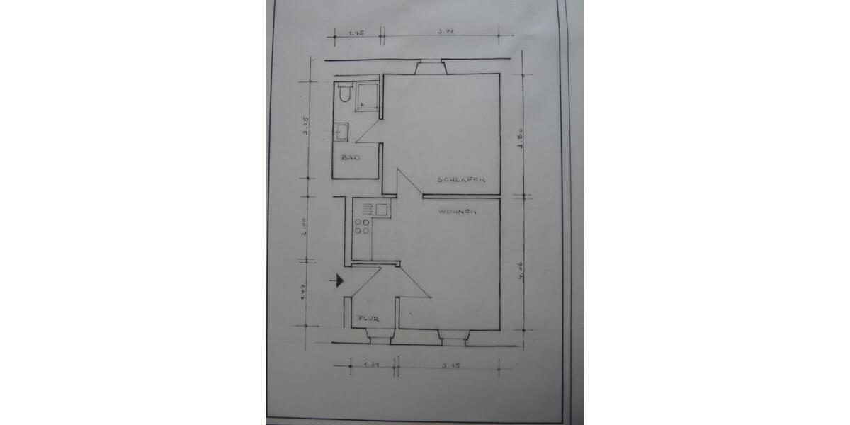 Etagenwohnung Lüdenscheid Staberg - 2 Zimmer, 40 m&sup2;, 290&euro; | Angebot:25867939