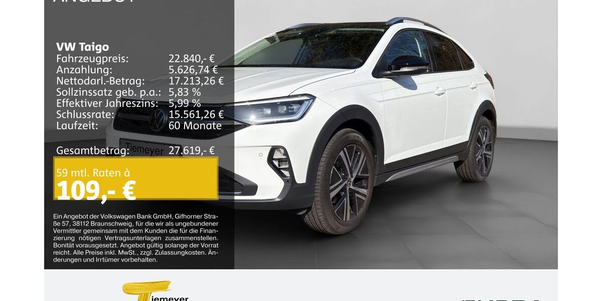 VW Taigo 10.312 km 19.980 &euro; Werdohl 58791